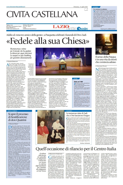 Avvenire - pagina diocesana del 11/04/2021